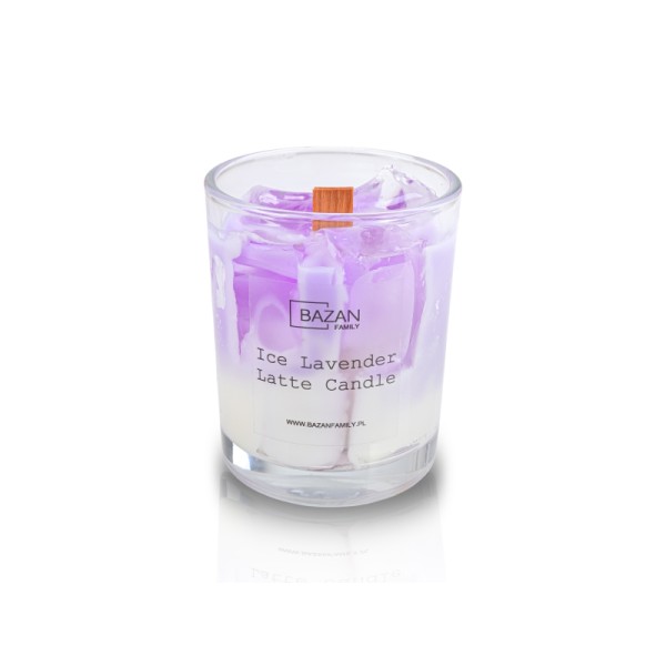 Świeca sojowa zapachowa w formie szklanej «Ice Lavender»