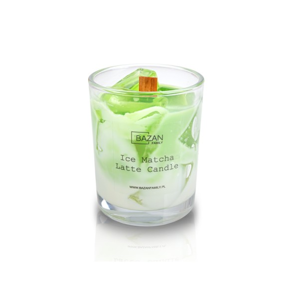 Świeca sojowa zapachowa w formie szklanej «Ice Matcha» Świeca sojowa zapachowa w formie szklanej «Ice Matcha»