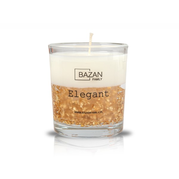 Świeca sojowa zapachowa w formie szklanej «Elegant»